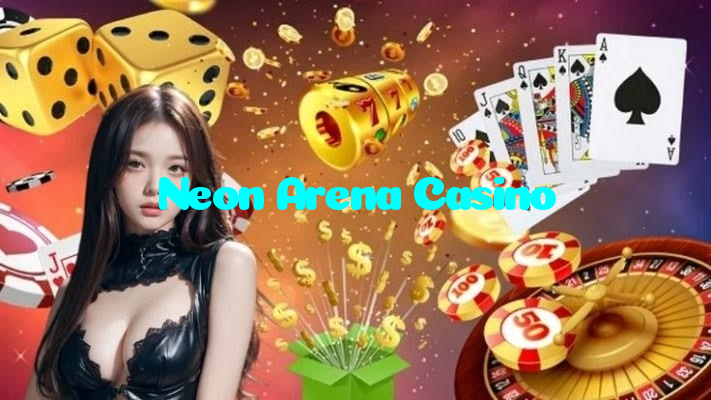Neon Arena Casino casino presented on mobile device in Pakistan with slots and live games